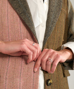 NÜMPH | AVEY HERRINGBONE BLAZER - POLIGNAC