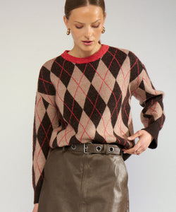 NÜMPH | TIKLA PULLOVER - GOJI BERRY