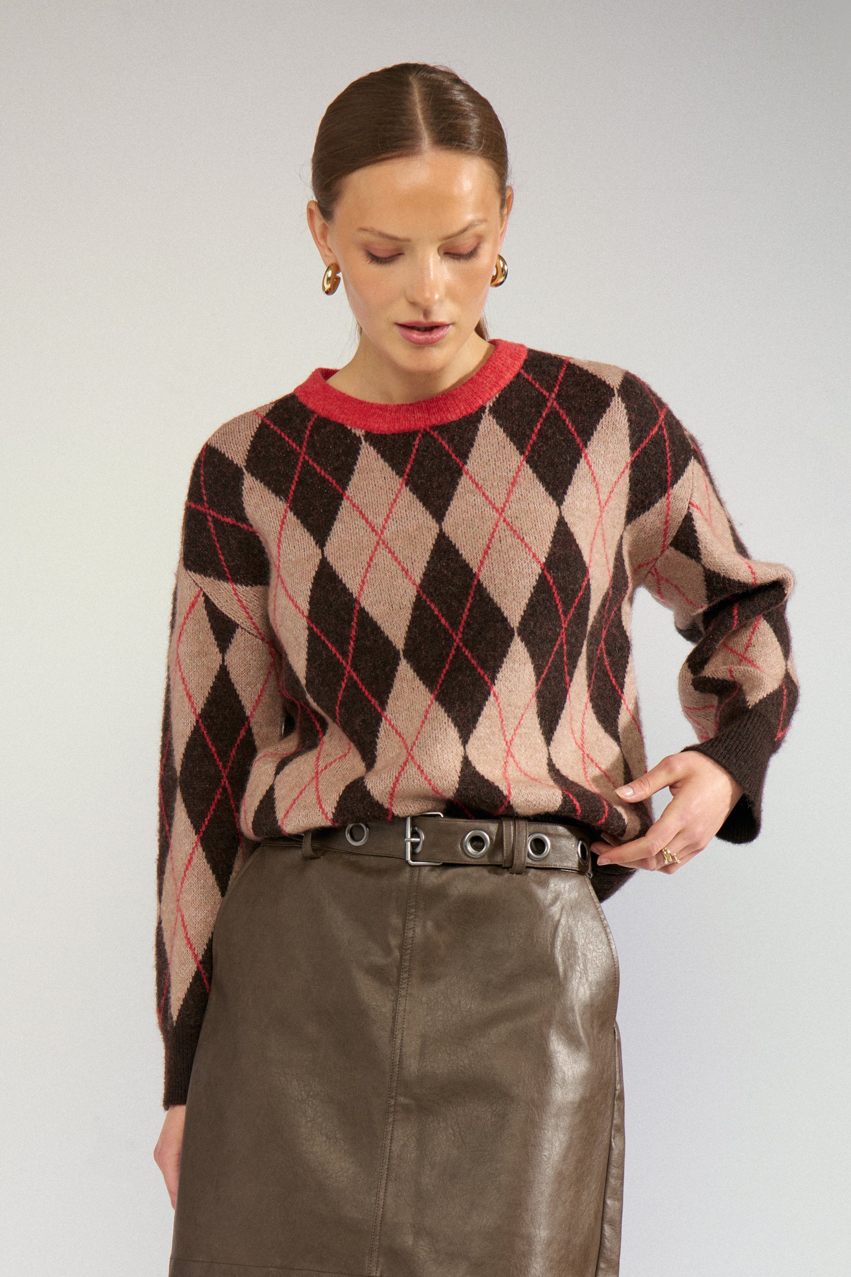 NÜMPH | TIKLA PULLOVER - GOJI BERRY