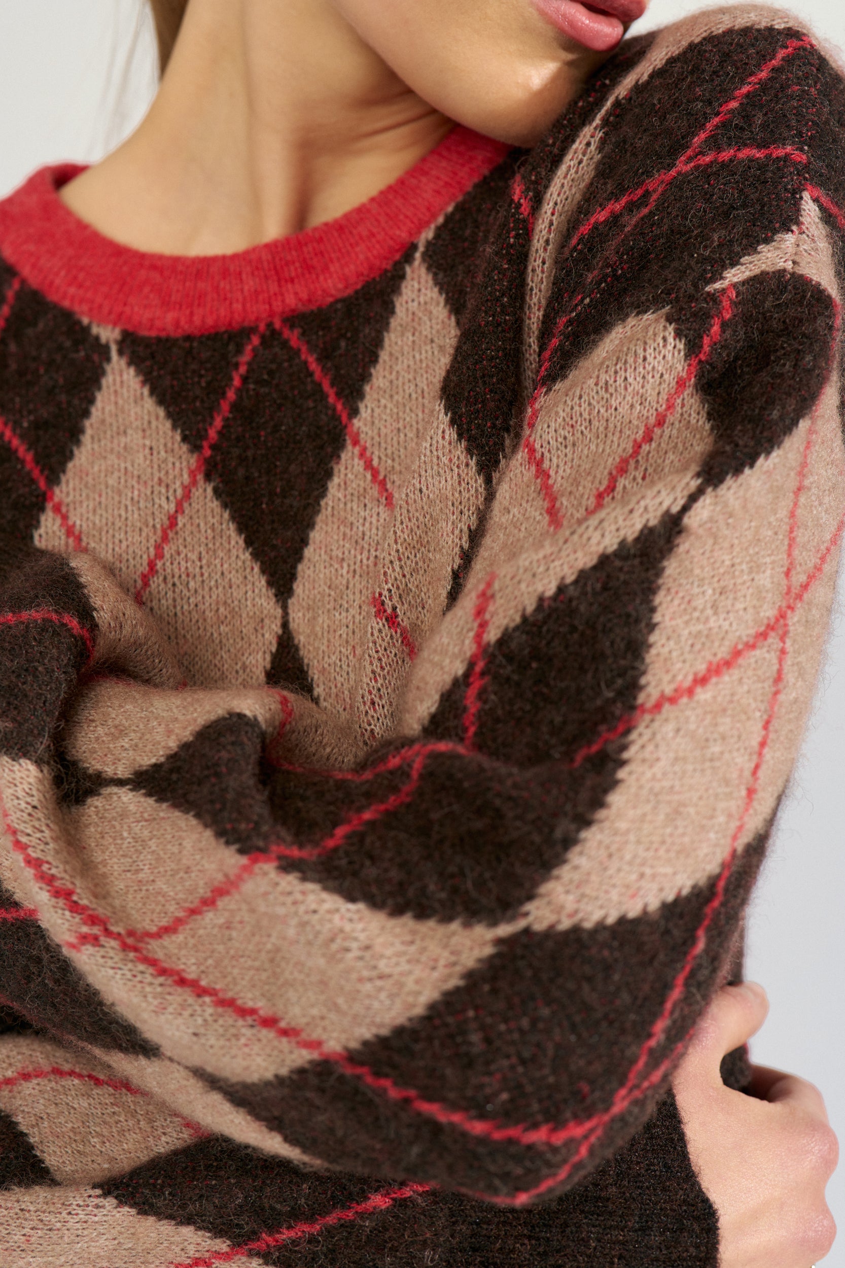 NÜMPH | TIKLA PULLOVER - GOJI BERRY