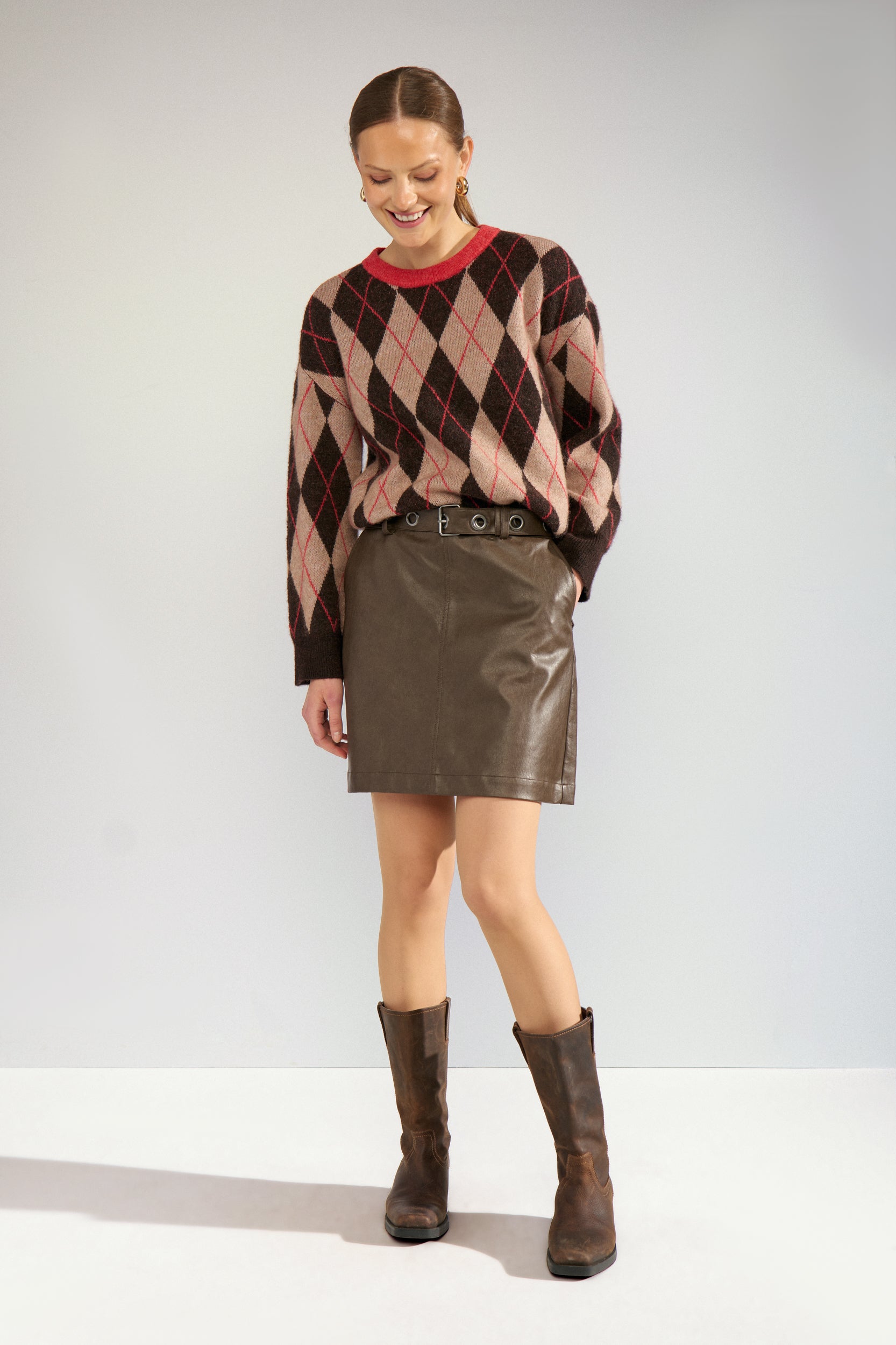 NÜMPH | TIKLA PULLOVER - GOJI BERRY
