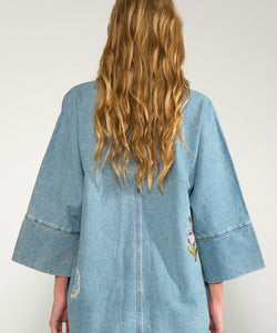 NÜMPH | DENMA OVERSIZE SHIRT - BLUE DENIM