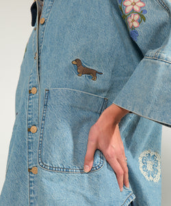 NÜMPH | DENMA OVERSIZE SHIRT - BLUE DENIM