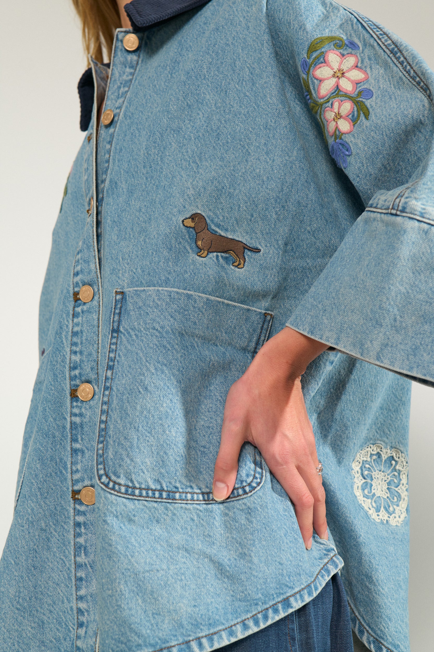 NÜMPH | DENMA OVERSIZE SHIRT - BLUE DENIM
