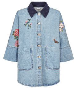 NÜMPH | DENMA OVERSIZE SHIRT - BLUE DENIM