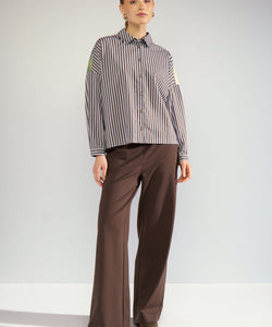 NÜMPH | HIGHLAND BOXY SHIRT - CALLA GREEN