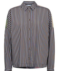 NÜMPH | HIGHLAND BOXY SHIRT - CALLA GREEN