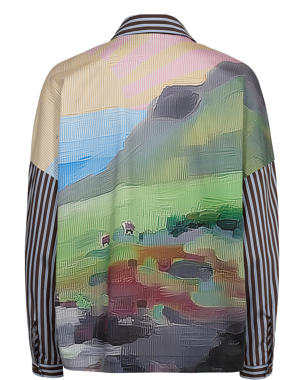 NÜMPH | HIGHLAND BOXY SHIRT - CALLA GREEN