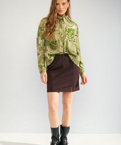 NÜMPH | MARLA SHIRT - CALLA GREEN