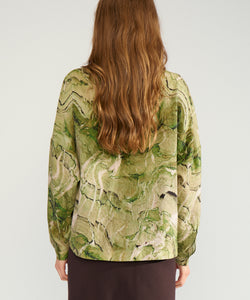 NÜMPH | MARLA SHIRT - CALLA GREEN
