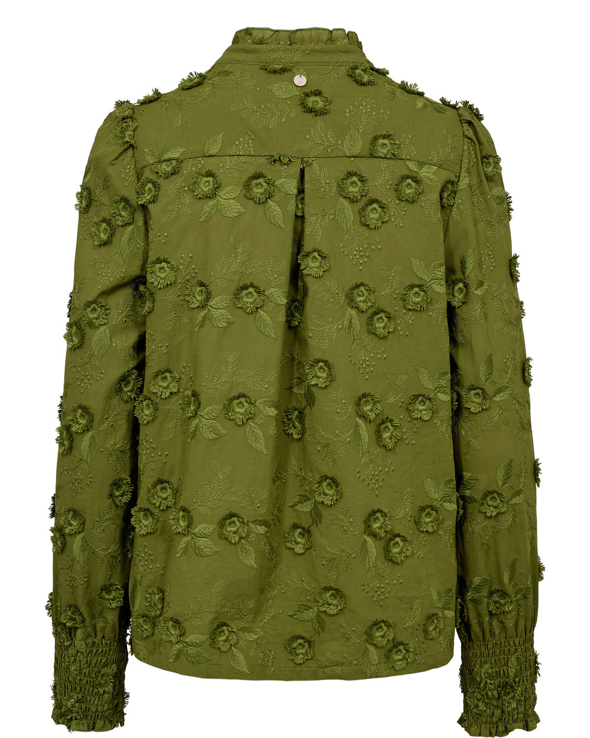NÜMPH | LENEA SHIRT - CALLA GREEN