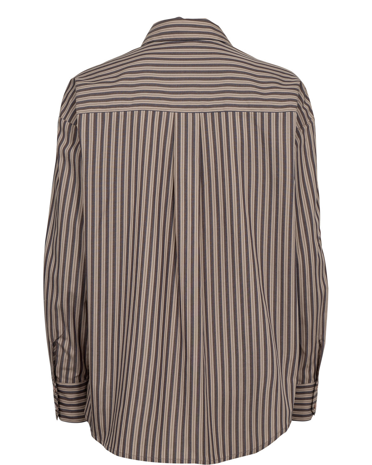 NÜMPH | KACEY EMBROIDERY SHIRT - DEEP TAUPE