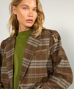 NÜMPH | EZMA OVERSIZE BLAZER - KELP