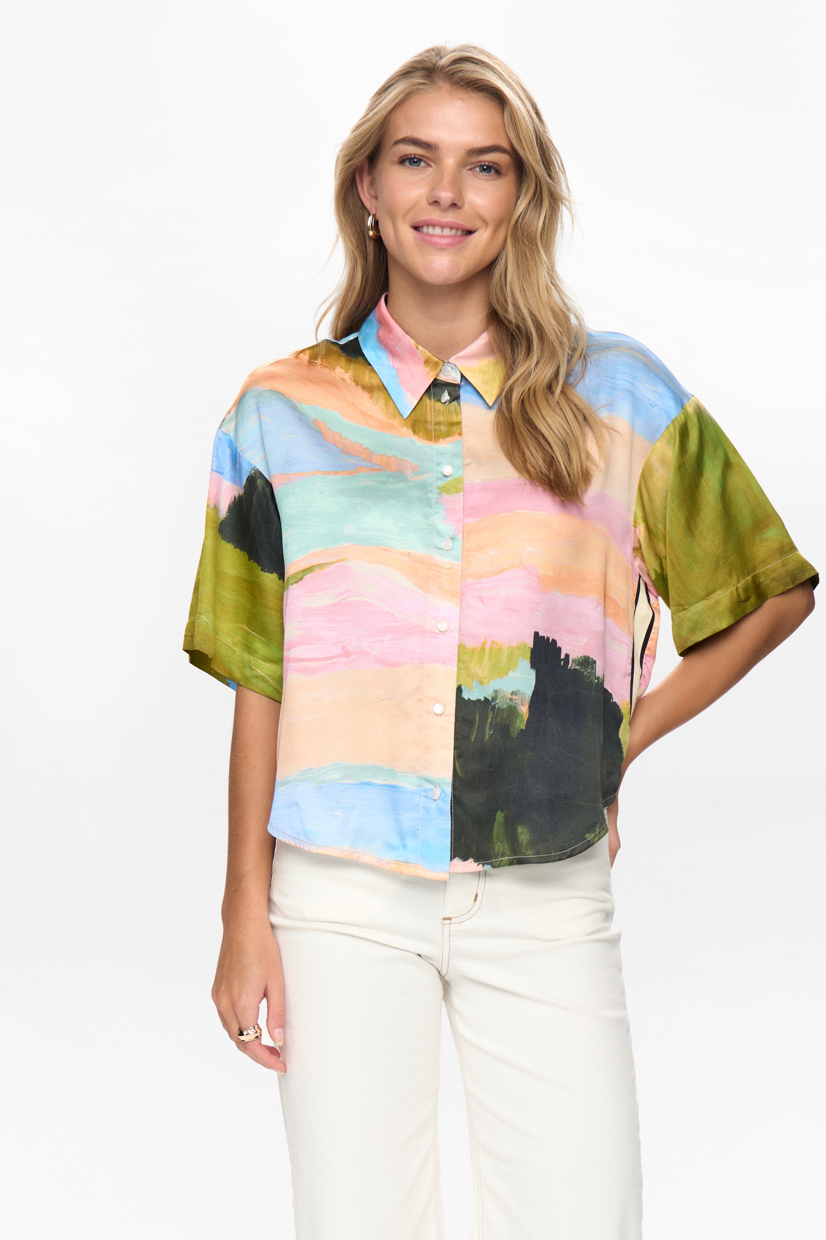NÜMPH | MEADOW SHIRT - PEONY