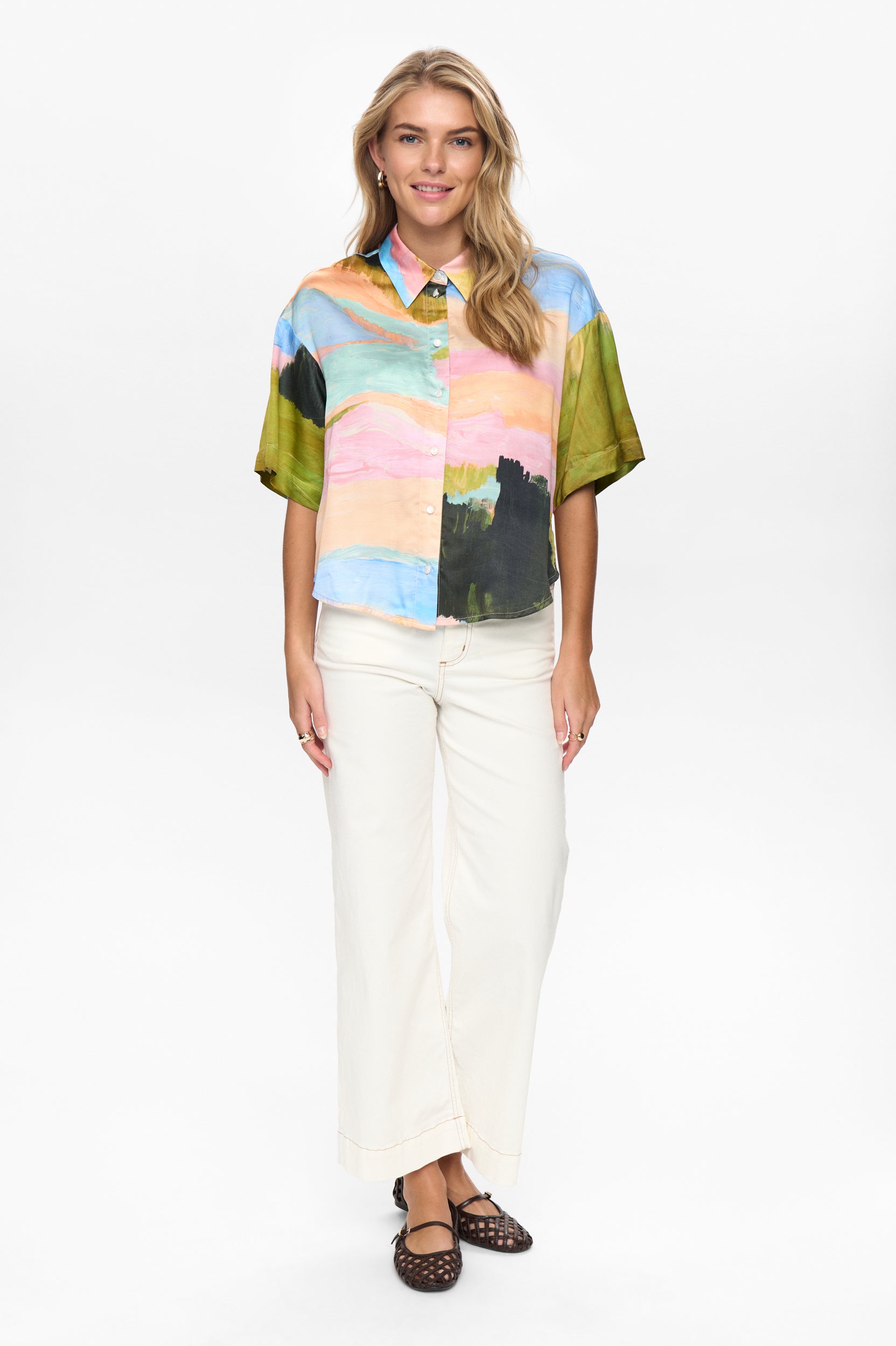 NÜMPH | MEADOW SHIRT - PEONY