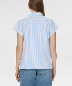 NÜMPH | ASHLEY EMBROIDERY SHIRT - AIRY BLUE