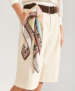 NUMPH |  KAYLA SATIN SCARF - AIRY BLUE