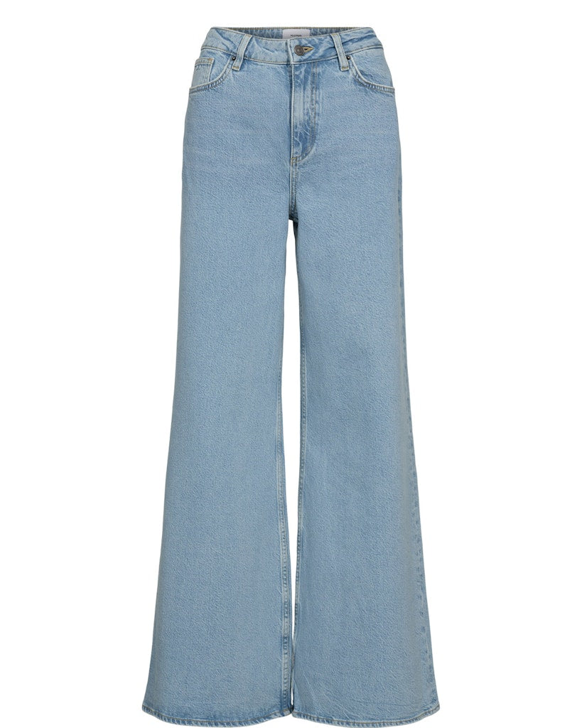 NÜMPH | PISA HR WIDE JEANS - LIGHT BLUE DENIM