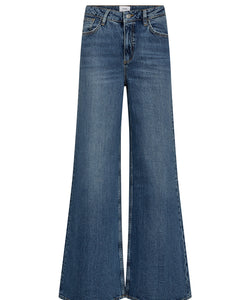 NÜMPH | PISA HR WIDE JEANS - MEDIUM BLUE DENIM