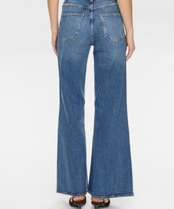 NÜMPH | PISA HR WIDE JEANS - MEDIUM BLUE DENIM