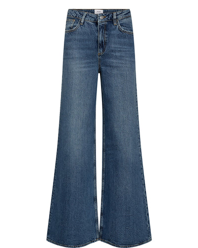 NÜMPH | PISA HR WIDE JEANS - MEDIUM BLUE DENIM