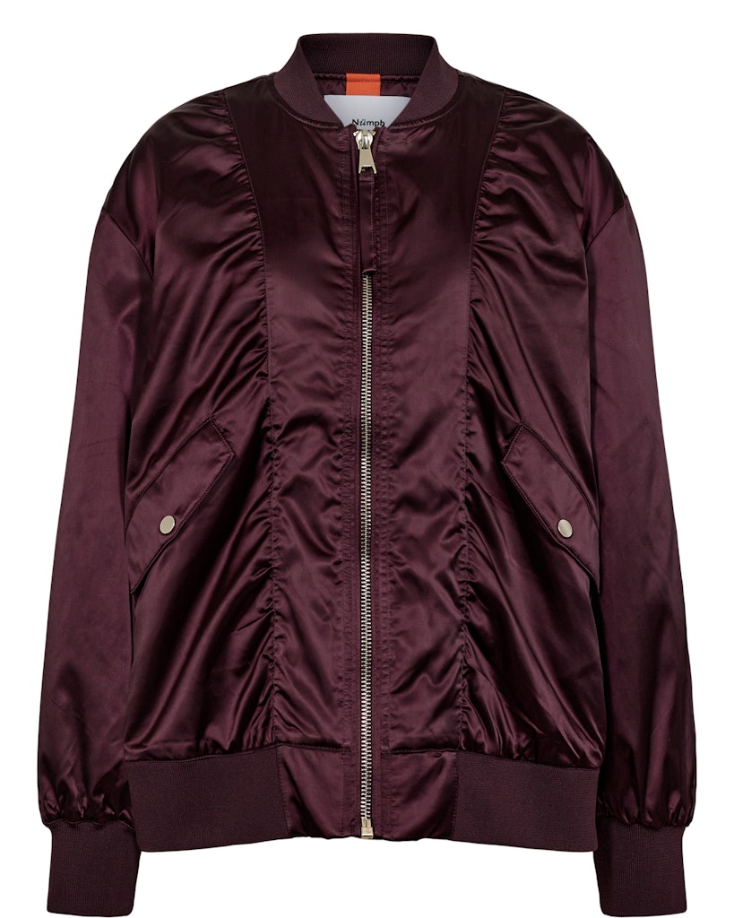 NÜMPH | FRIA OVERSIZE BOMBER JACKET - WINETASTING