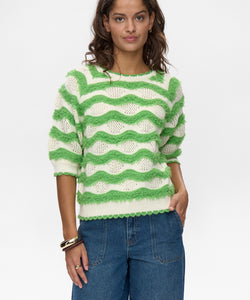 NÜMPH | KIRILLA PULLOVER - POISON GREEN