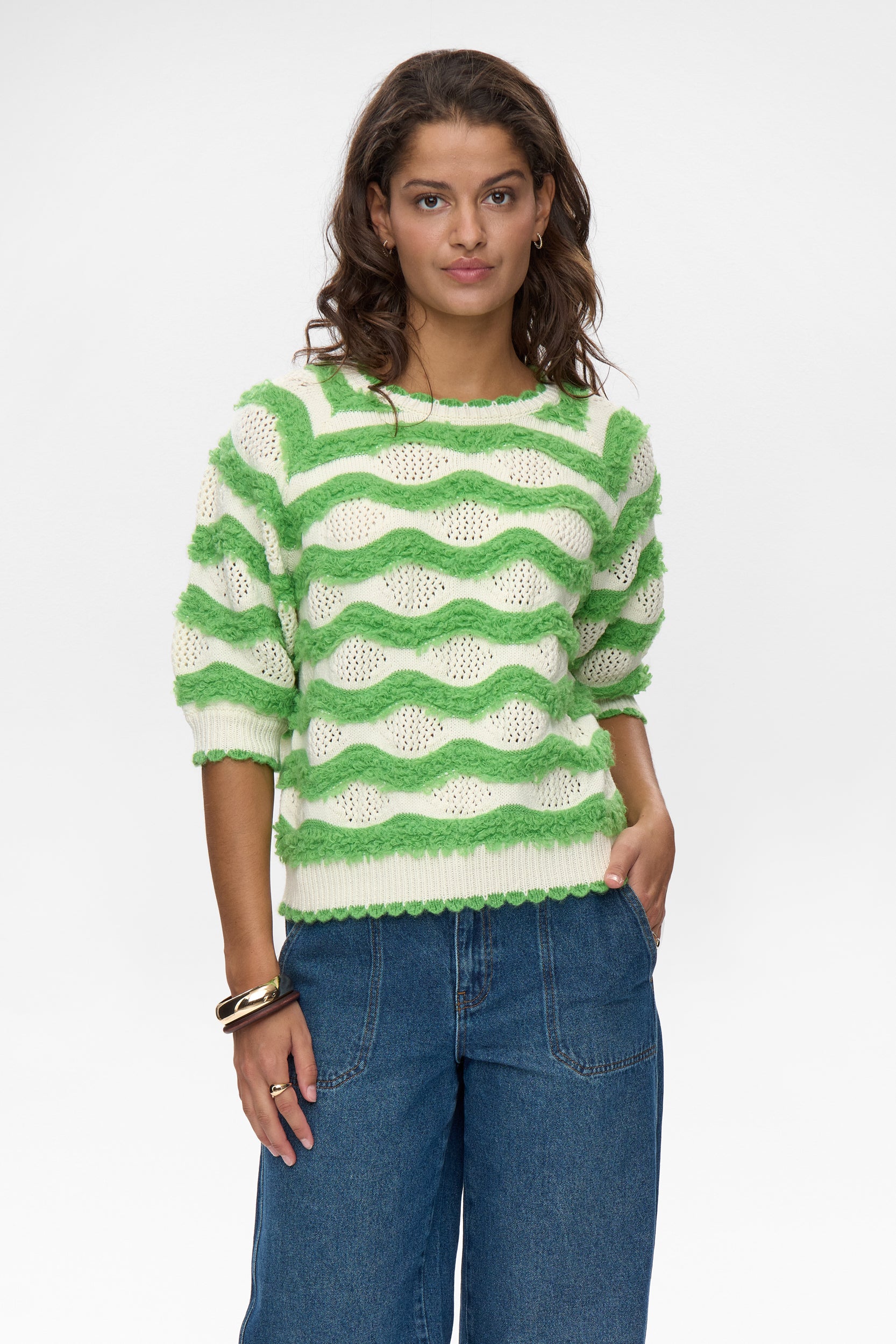 NÜMPH | KIRILLA PULLOVER - POISON GREEN