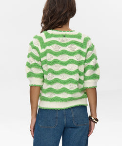 NÜMPH | KIRILLA PULLOVER - POISON GREEN