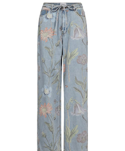 NÜMPH | VERONA HR WIDE JEANS - LIGHT BLUE DENIM