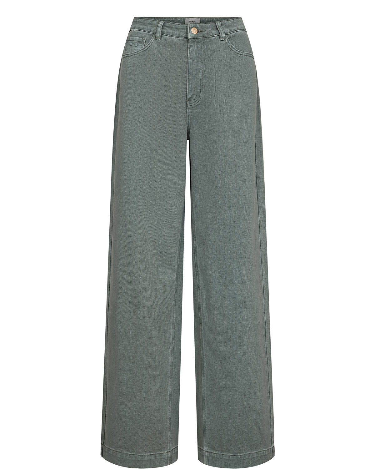 NÜMPH | HAMILTON HR WIDE JEANS - WASHED SEA GREEN