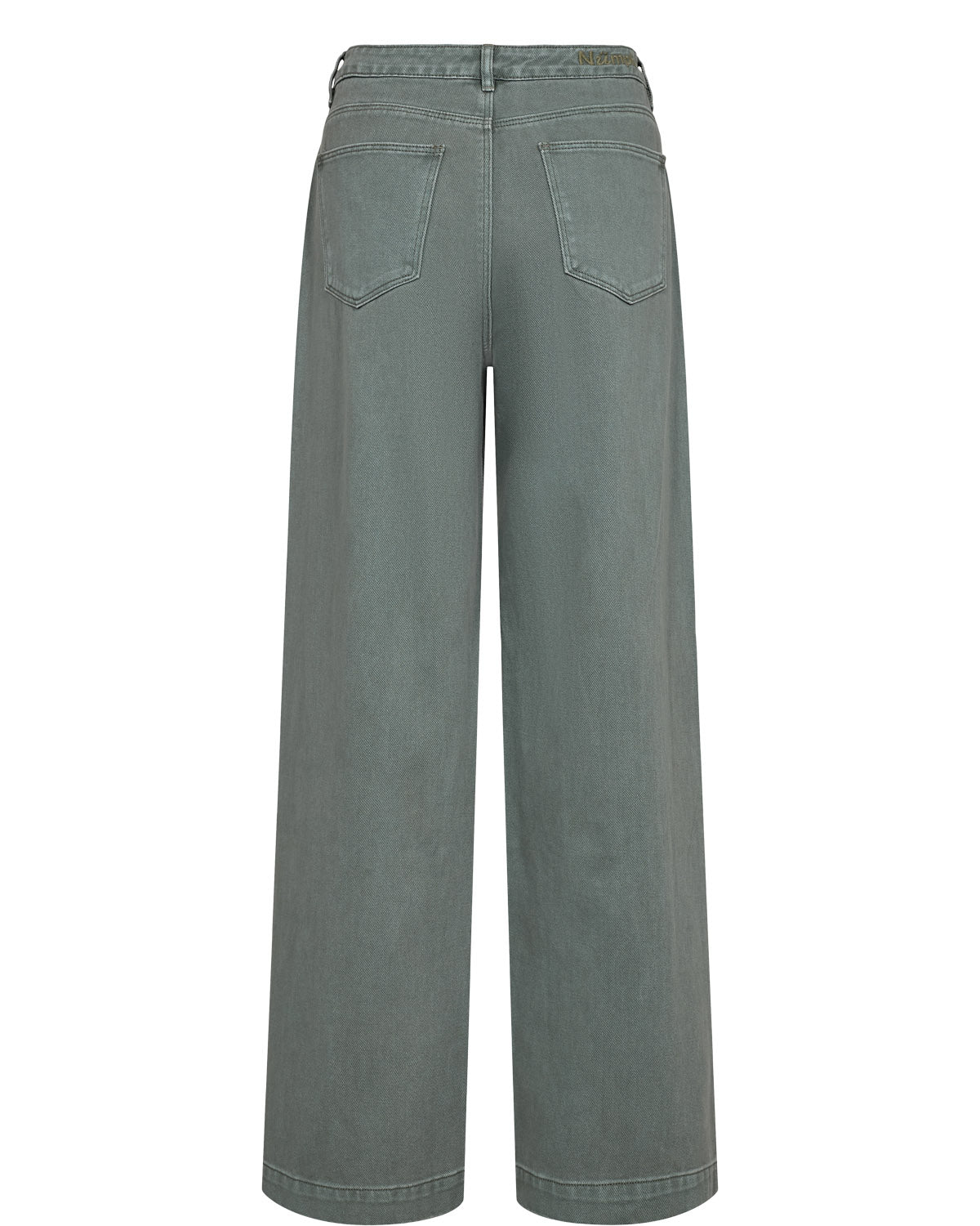NÜMPH | HAMILTON HR WIDE JEANS - WASHED SEA GREEN