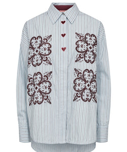 NÜMPH | DITTY SHIRT- FLOATY BLUE