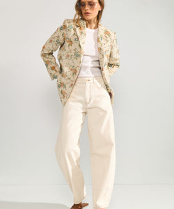 NÜMPH | HARPA OVERSIZE BLAZER - WHITECAP GREY
