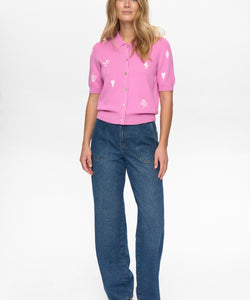 NÜMPH | MALITTA CARDIGAN - FUCHSIA PINK