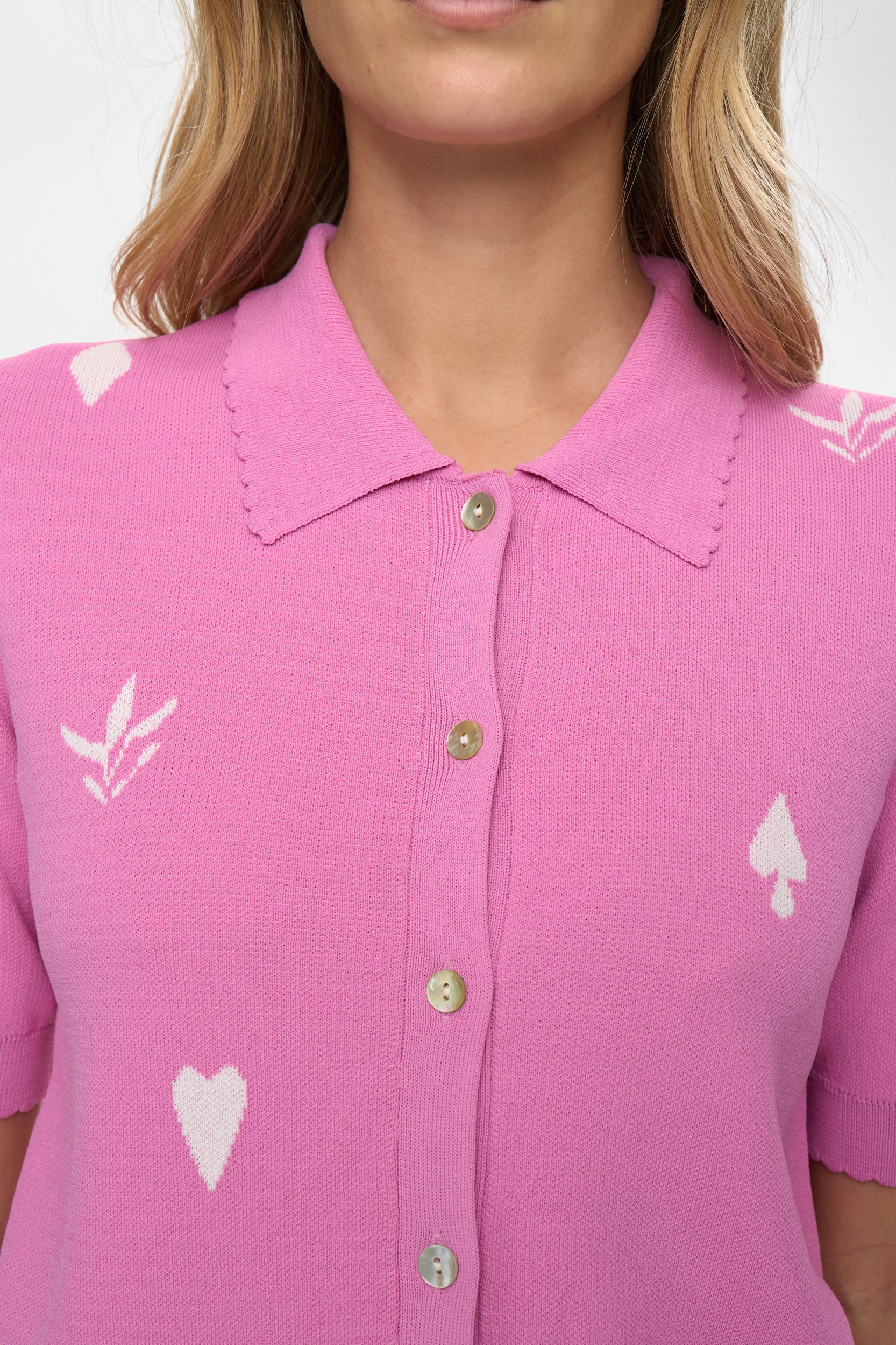 NÜMPH | MALITTA CARDIGAN - FUCHSIA PINK