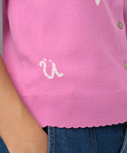 NÜMPH | MALITTA CARDIGAN - FUCHSIA PINK