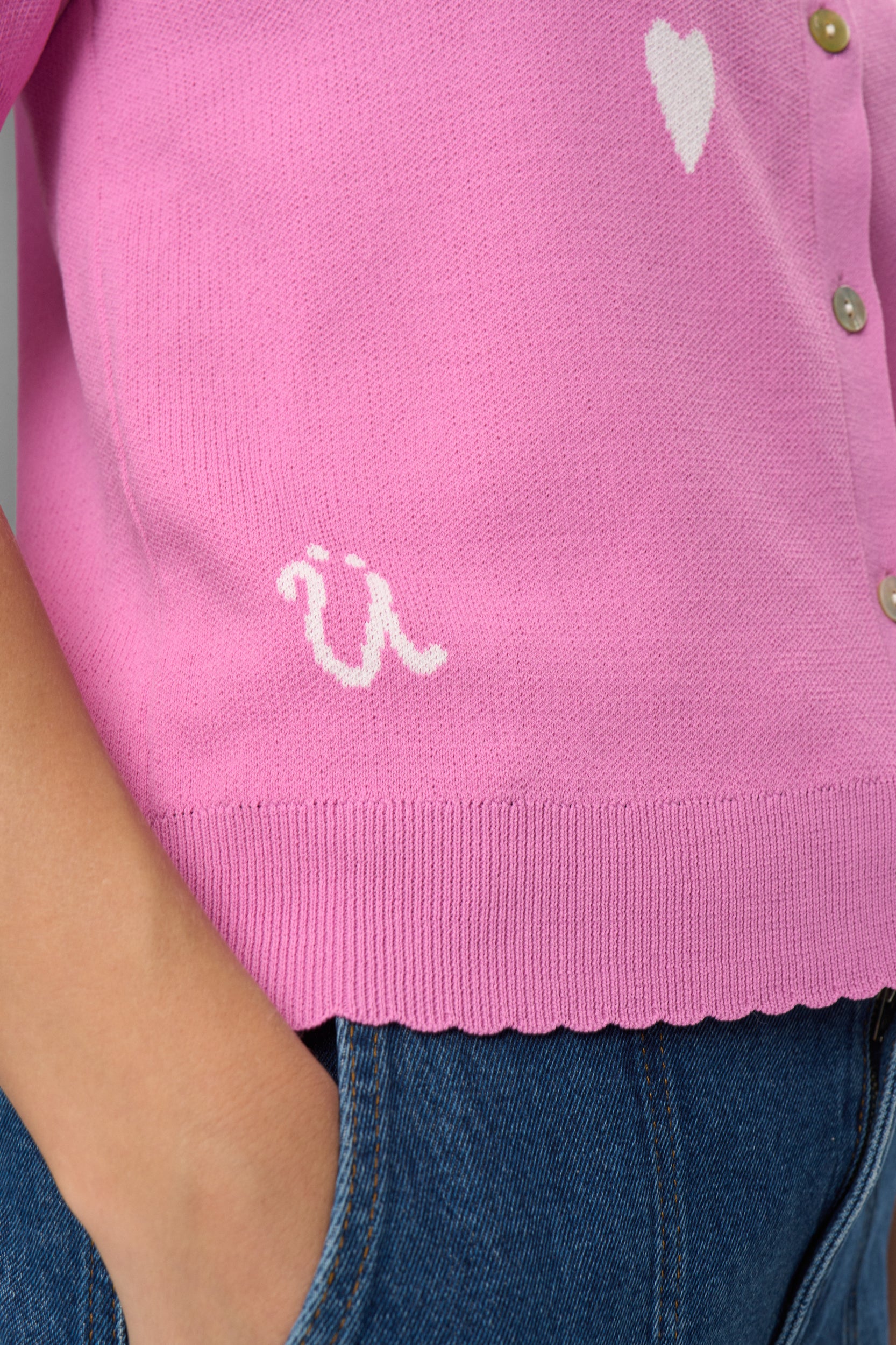 NÜMPH | MALITTA CARDIGAN - FUCHSIA PINK