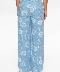 NÜMPH | GISELLY HR WIDE JEANS - LIGHT BLUE DENIM