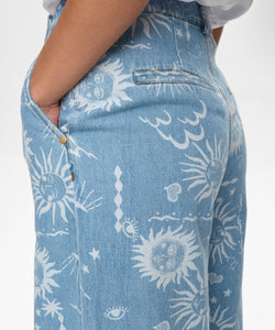 NÜMPH | GISELLY HR WIDE JEANS - LIGHT BLUE DENIM