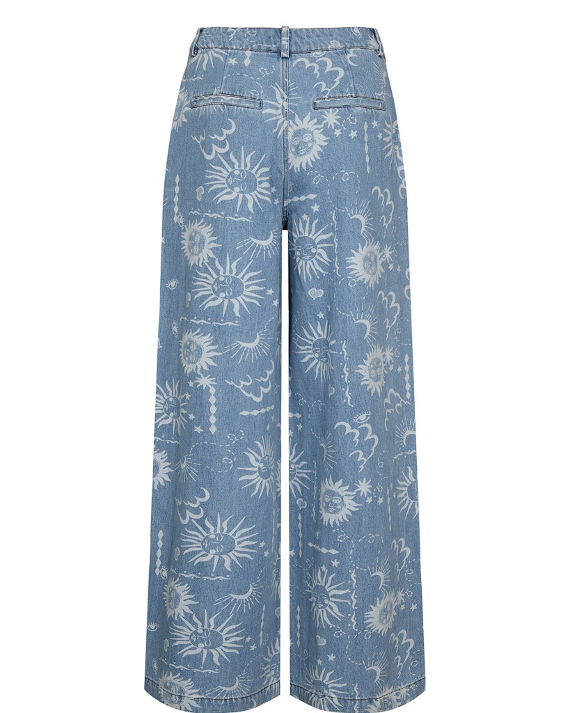 NÜMPH | GISELLY HR WIDE JEANS - LIGHT BLUE DENIM