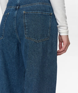 NÜMPH | BROOKLYN HR WIDE STITCH JEANS - MEDIUM BLUE DENIM