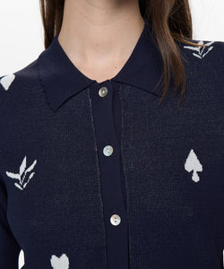 NÜMPH | MALITTA CARDIGAN - DARK SAPPHIRE