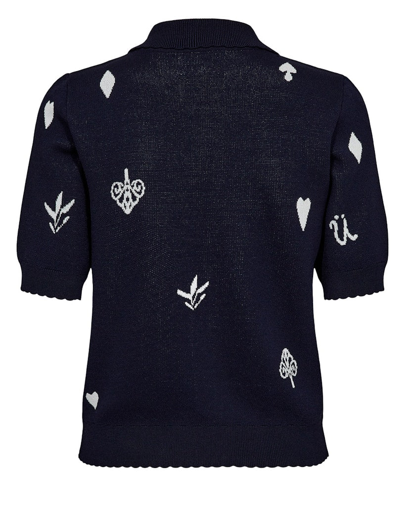 NÜMPH | MALITTA CARDIGAN - DARK SAPPHIRE