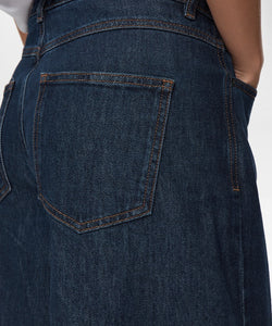 NÜMPH | VENICE - HR EXTRA WIDE JEANS - DARK BLUE DENIM