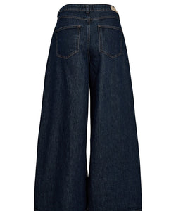 NÜMPH | VENICE - HR EXTRA WIDE JEANS - DARK BLUE DENIM