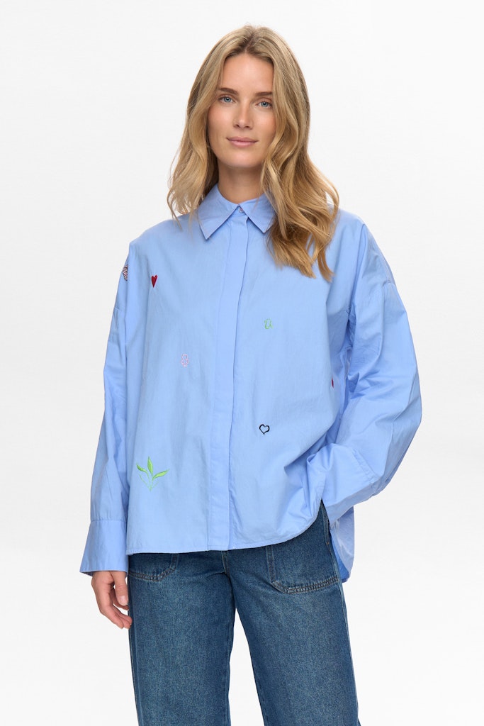 NÜMPH | JUNA SHIRT - HYDRANGEA