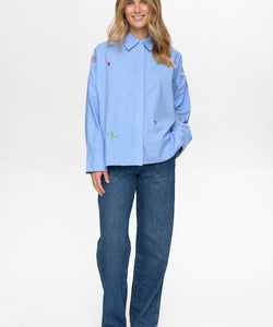 NÜMPH | JUNA SHIRT - HYDRANGEA