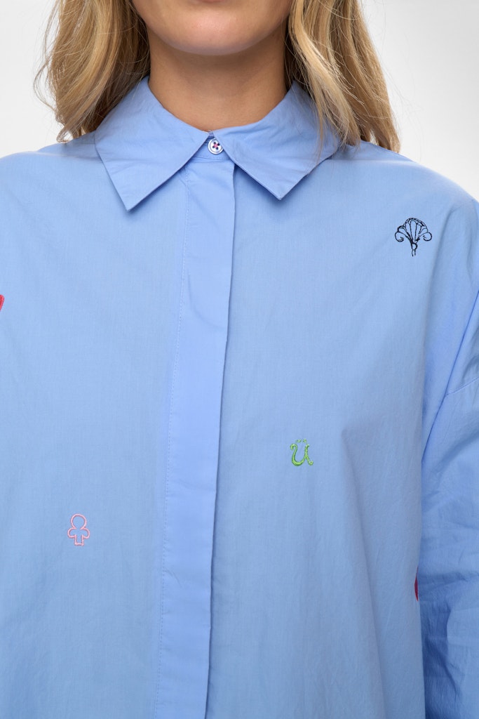 NÜMPH | JUNA SHIRT - HYDRANGEA