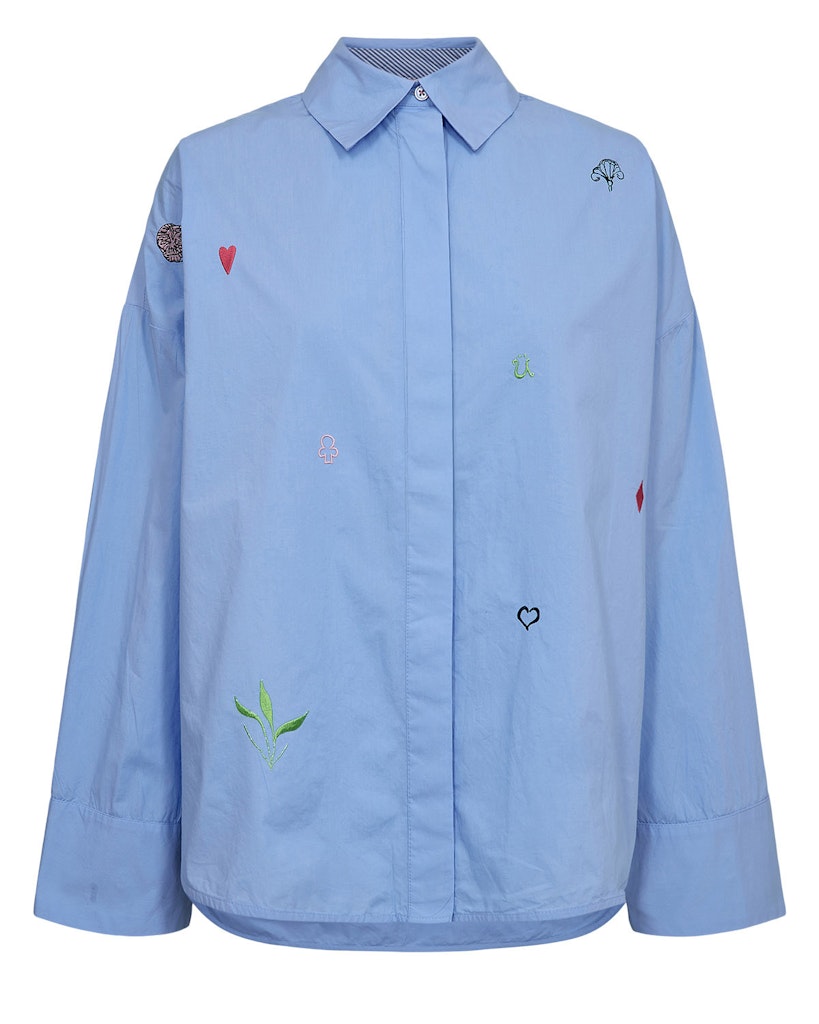 NÜMPH | JUNA SHIRT - HYDRANGEA